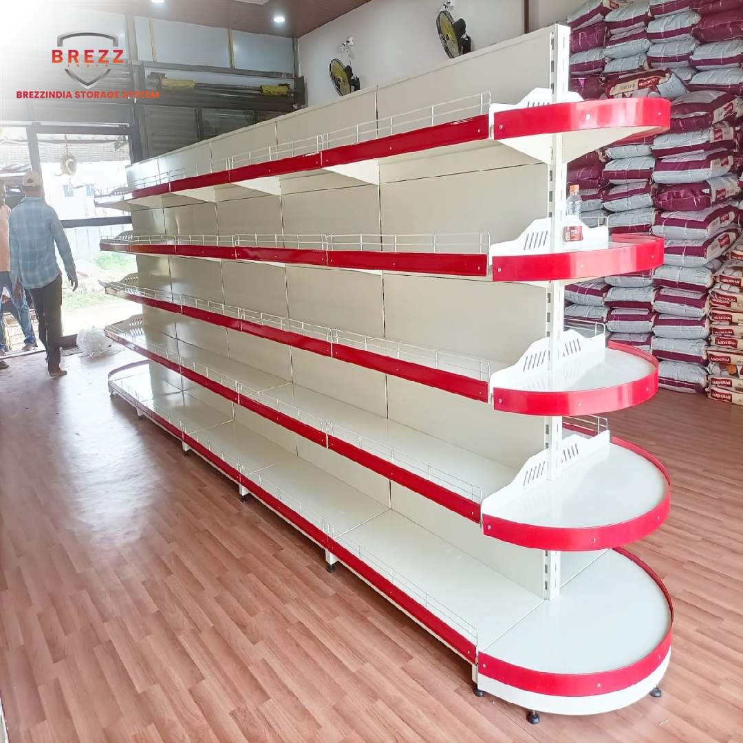 Free Standing Supermarket Display Rack