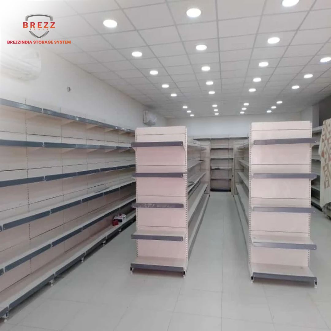 Supermarket Double Sided Center Display Rack Suppliers