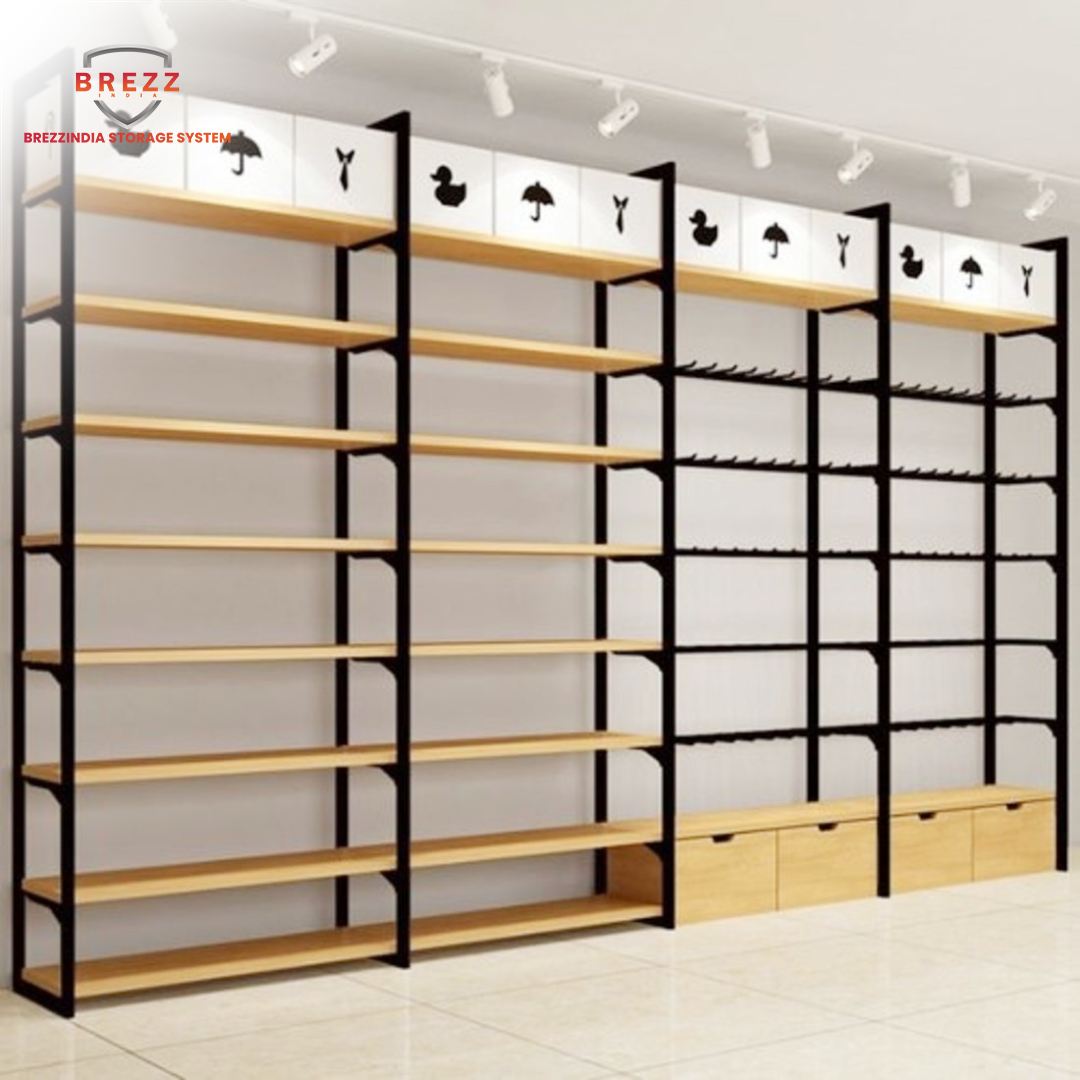 Wooden Display Shop Rack